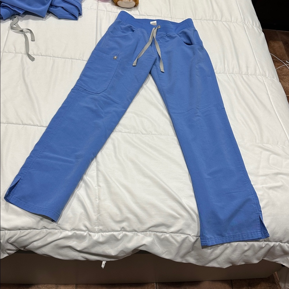 Figs Scrubs in Ceil Blue